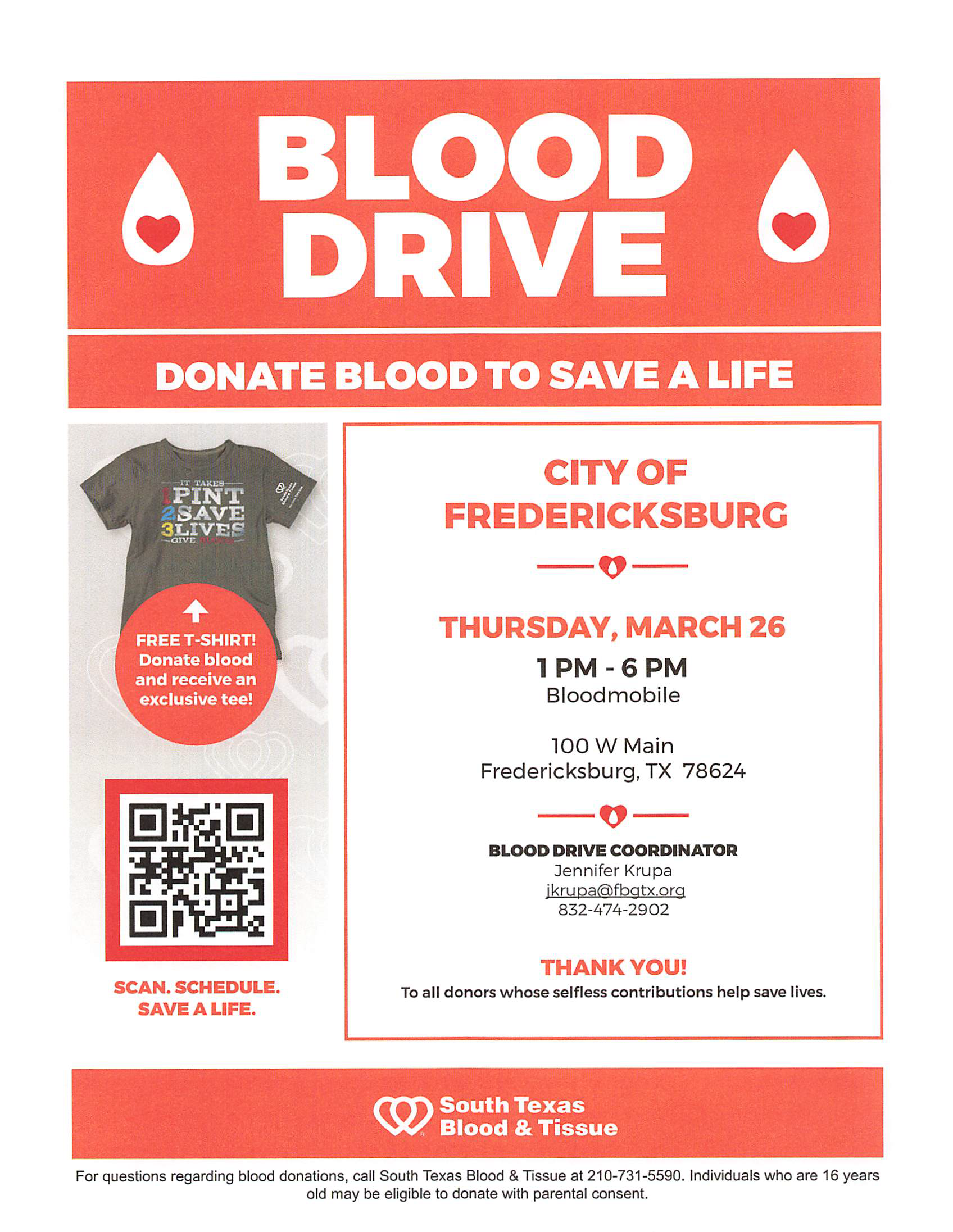 Blood Drive Flyer