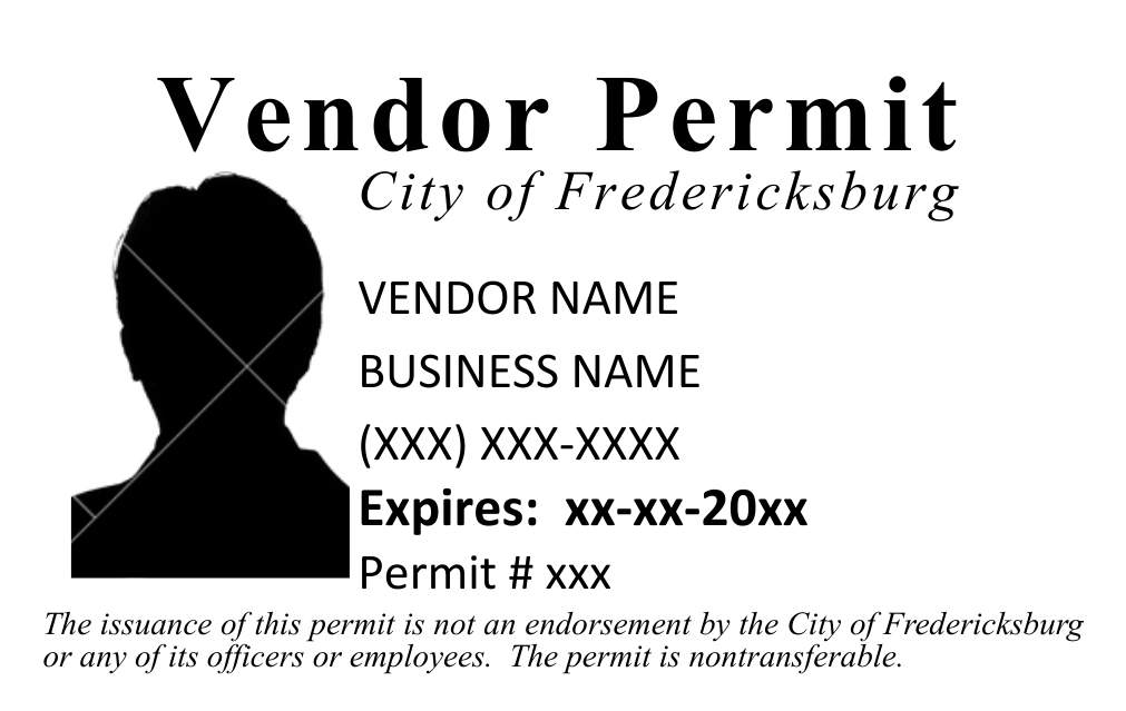 Vendor Permit Template